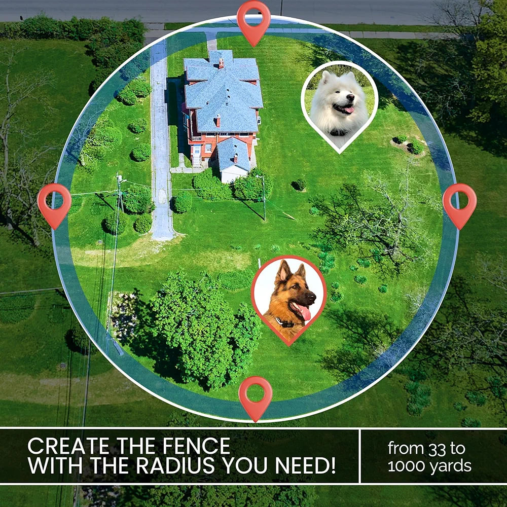 GPS Dog Fence F810 plus | for Small, Medium and Large dogs