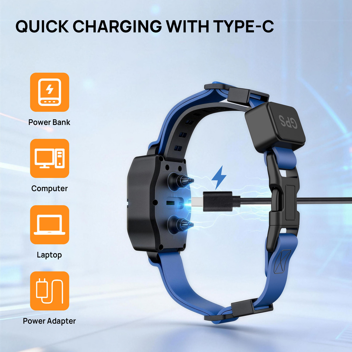 Customizable boundary GPS F860 with App | For Medium and Large dogs