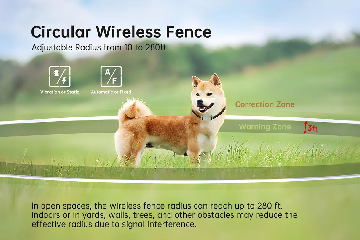 Small Area Wireless System | F910 Plus for Small, Medium and Large dogs