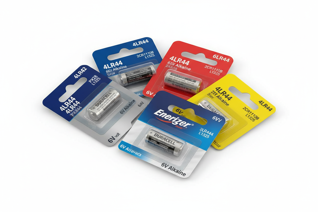 five 4lr44 batteries