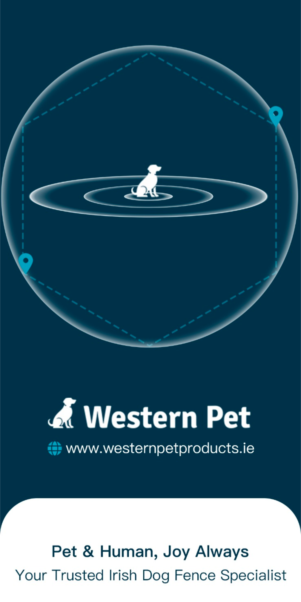 Customizable boundary GPS F860 with App | For Medium and Large dogs