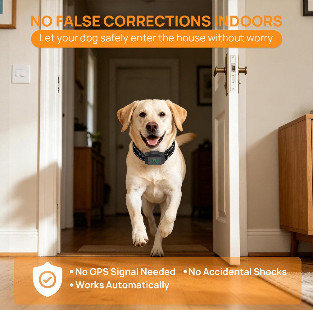 Customizable boundary GPS F860 with App | For Medium and Large dogs